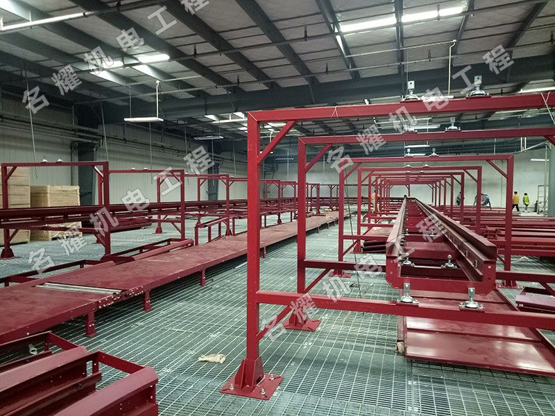 菏澤市名耀機(jī)電工程有限公司工程案例韻達(dá)分揀機(jī)