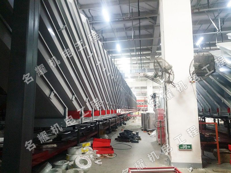 菏澤市名耀機(jī)電工程有限公司工程案例韻達(dá)分揀機(jī)